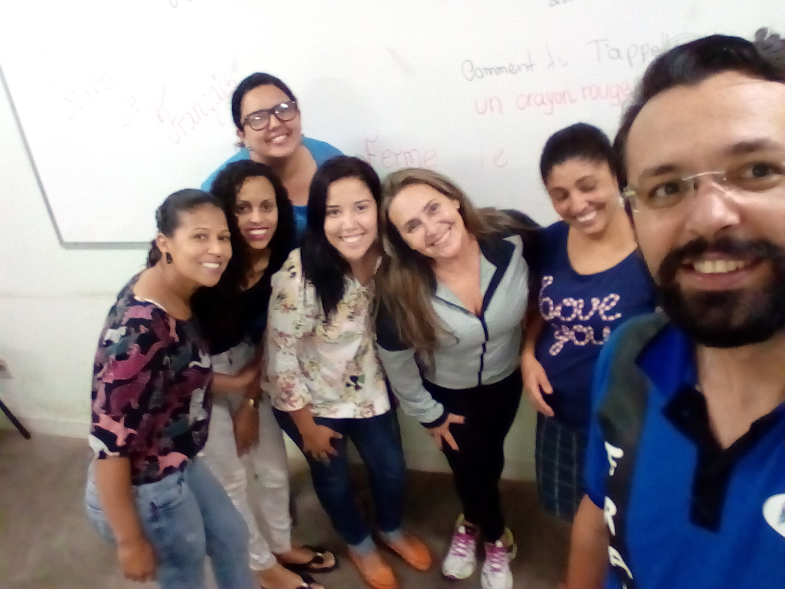 Alunas da primeira turma